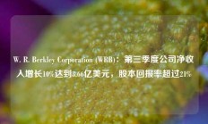 W. R. Berkley Corporation (WRB)：第三季度公司净收入增长10%达到3.66亿美元，股本回报率超过21%