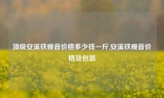 顶级安溪铁观音价格多少钱一斤,安溪铁观音价格及包装