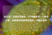 张忆东：从现在至明年，ETF可能成为一个重中之重，承载居民财富再配置的一个核心载体