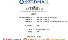 多点DMALL冲击港股IPO IDG资本、腾讯、金蝶等参投