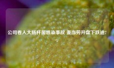 公司卷入大肠杆菌感染事故 麦当劳开盘下跌逾7%