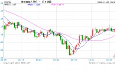 人民币中间价报7.1016，上调187点