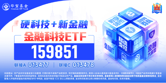 “牛”冠市场！金融科技ETF（159851）逼近涨停续刷新高，成交爆量创纪录，板块底部反弹近120%！