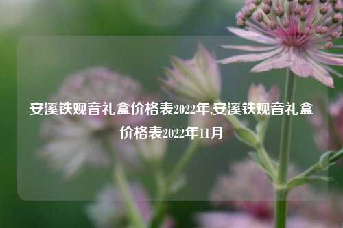 安溪铁观音礼盒价格表2022年,安溪铁观音礼盒价格表2022年11月