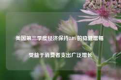 美国第三季度经济保持2.8%的稳健增幅 受益于消费者支出广泛增长