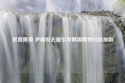 民意撕裂 尹锡悦去留引发韩国朝野对抗加剧