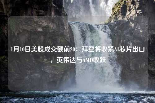 1月10日美股成交额前20：拜登将收紧AI芯片出口，英伟达与AMD收跌