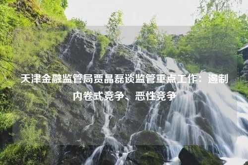 天津金融监管局贾晶磊谈监管重点工作：遏制内卷式竞争、恶性竞争