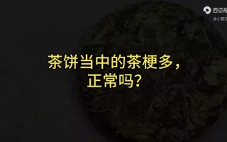 茶饼当中的茶梗多，正常吗？来看看你的茶买对了吗？“连奕名前妻”陈佳妍：嫁大9岁丈夫被离婚，独自将女儿抚养成人