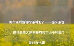 哪个茶叶好哪个茶叶好？——品味茶香，探寻品质之选金骏眉和正山小种哪个茶叶好迅雷