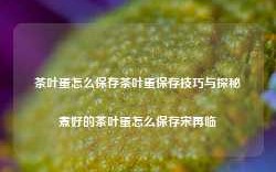 茶叶蛋怎么保存茶叶蛋保存技巧与探秘煮好的茶叶蛋怎么保存宋再临