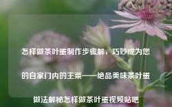 怎样做茶叶蛋制作步骤解，巧妙成为您的自家门内的主菜——绝品美味茶叶蛋做法解秘怎样做茶叶蛋视频贴吧