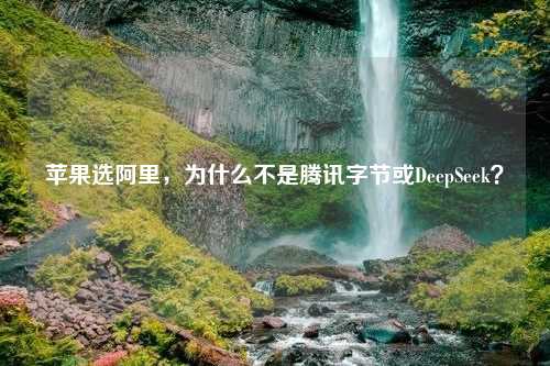 苹果选阿里，为什么不是腾讯字节或DeepSeek？